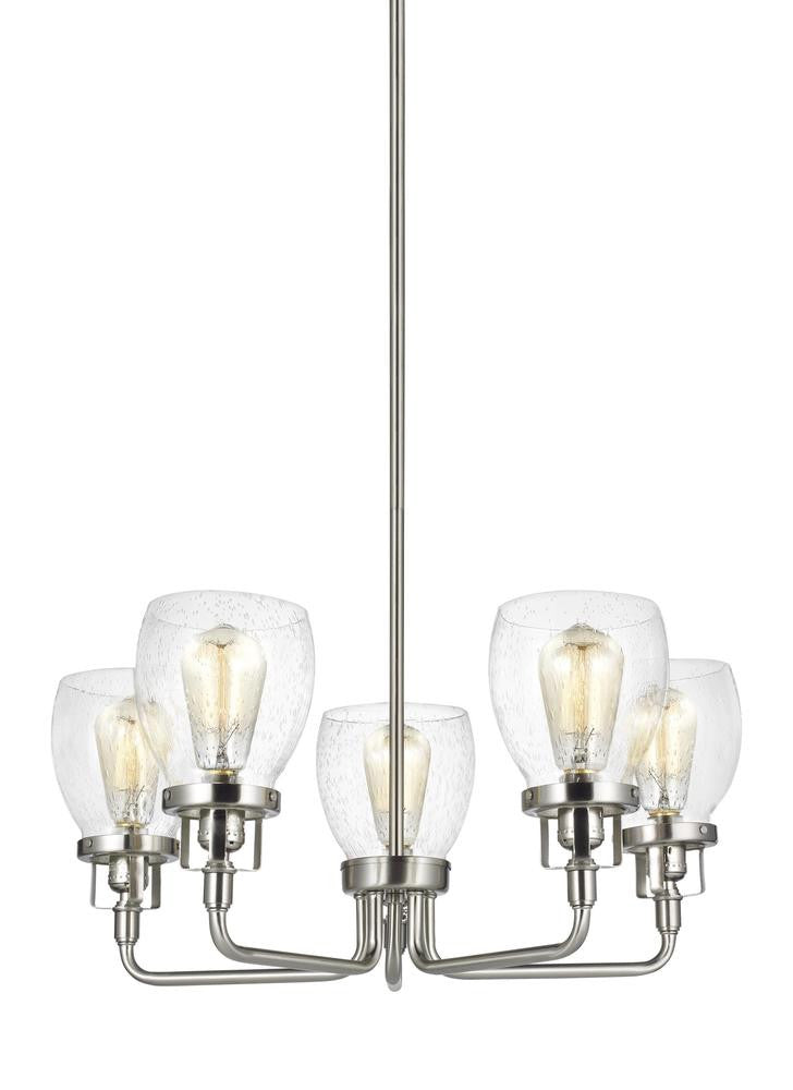Generation Lighting Belton Five Light Up Chandelier Bronze