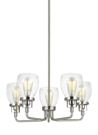 Generation Lighting Belton Five Light Up Chandelier Bronze
