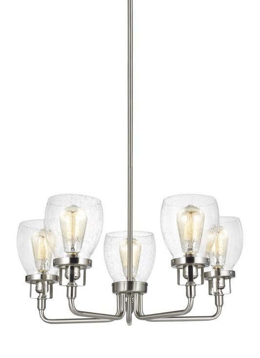 Generation Lighting Belton Five Light Up Chandelier Bronze