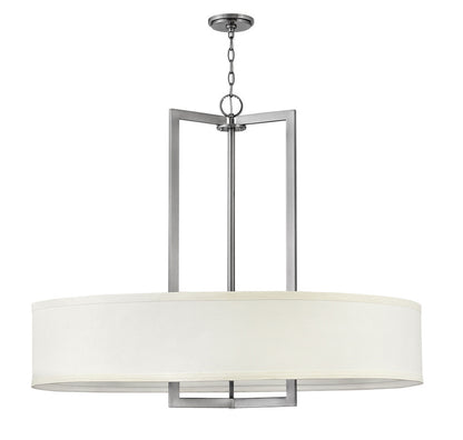 Hinkley Hampton Drum Chandelier Antique Nickel