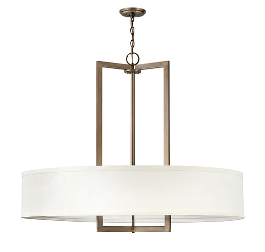 Hinkley Hampton Drum Chandelier Brushed Bronze