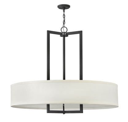Hinkley Hampton Drum Shade Chandelier Bronze, Buckeye Bronze
