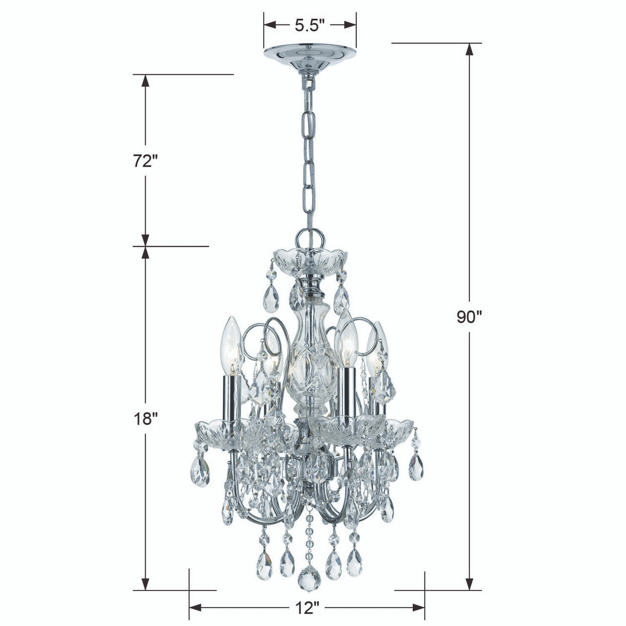 Mini Chandeliers-Crystorama-3224