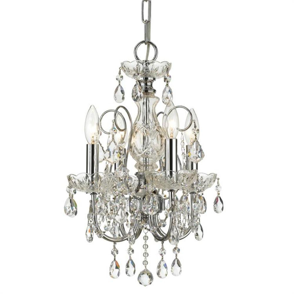 Crystorama Imperial Mini Chandelier Polished Chrome