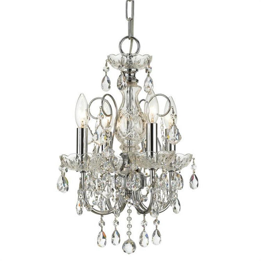 Crystorama Imperial Mini Chandelier Polished Chrome