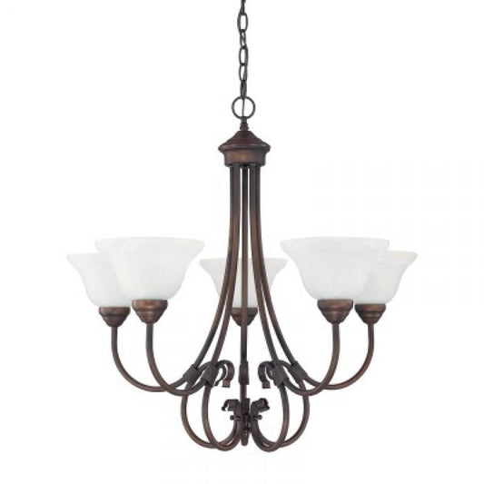 Capital Hometown Chandelier Matte Nickel