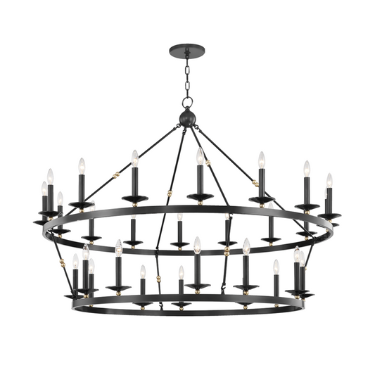 Hudson Valley Allendale Chandelier Aged Old Bronze