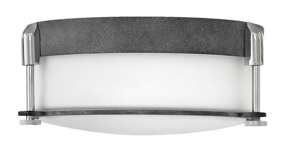 Hinkley Colbin Flush Mount Aged Zinc