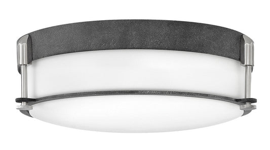 Hinkley Colbin Foyer Hall Semi-Flush Mount Gray, Steel, Aged Zinc