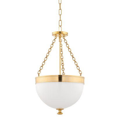 Hudson Valley Barrington Pendant Antique Brass