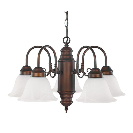 Capital David Chandelier Burnished Bronze