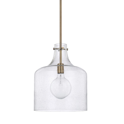 Capital Crawford Pendant Aged Brass