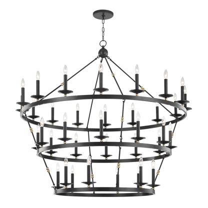Hudson Valley Allendale Chandelier Aged Old Bronze