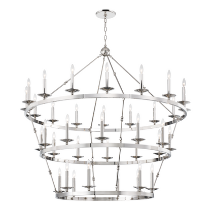 Hudson Valley Allendale Chandelier Polished Nickel