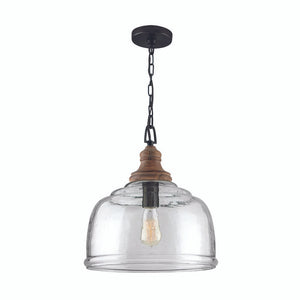 Capital Julian Pendant Grey Wash and Iron Silk