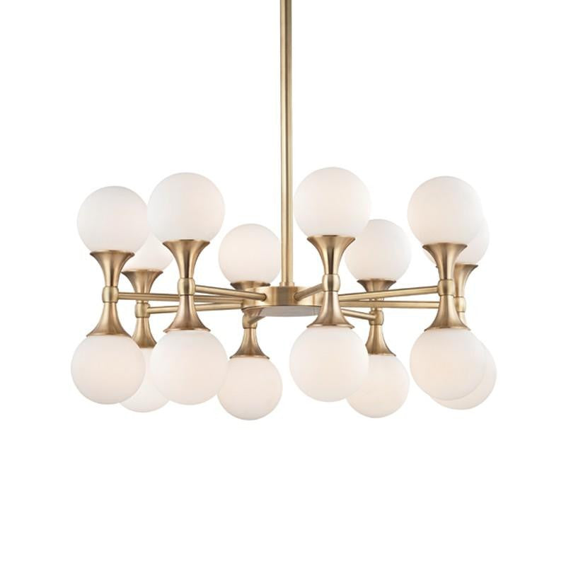 Hudson Valley Astoria Chandelier Antique Brass