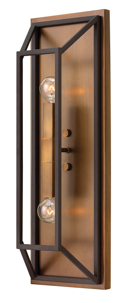 Hinkley Fulton Wall Sconce Bronze, Heirloom Brass