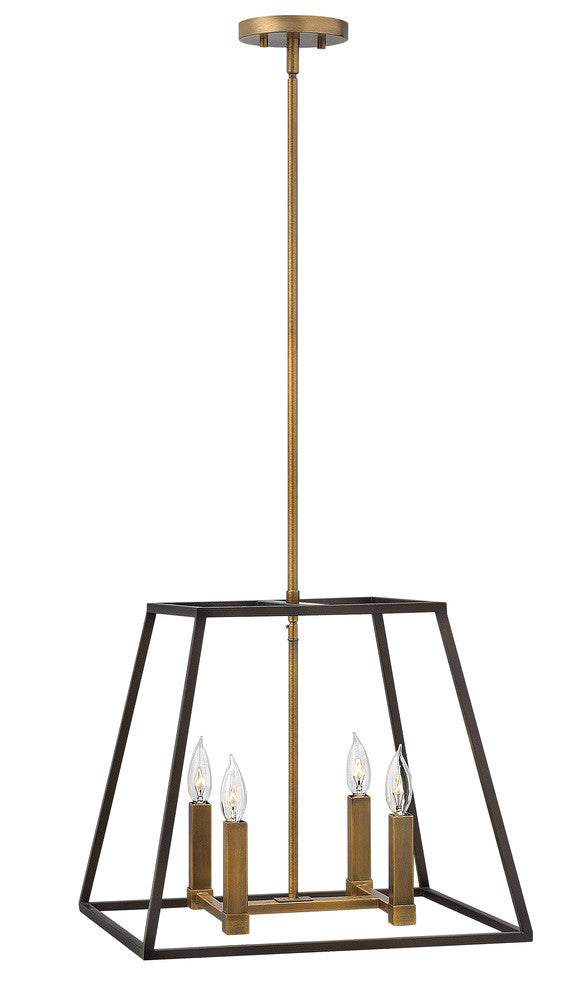 Hinkley Fulton Foyer Hall Pendant Bronze, Steel