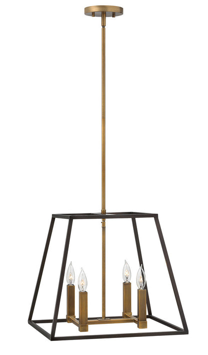 Hinkley Fulton Foyer Hall Pendant Bronze, Steel
