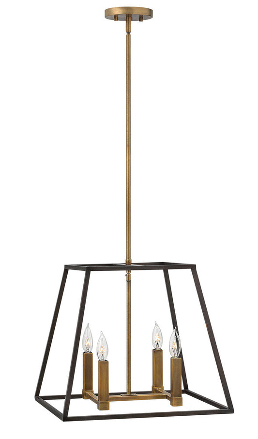 Hinkley Fulton Foyer Hall Pendant Bronze, Steel