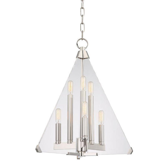 Hudson Valley Triad Pendant Polished Nickel