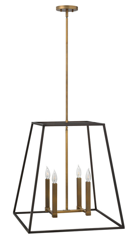 Hinkley Fulton Foyer Hall Pendant Bronze, Steel