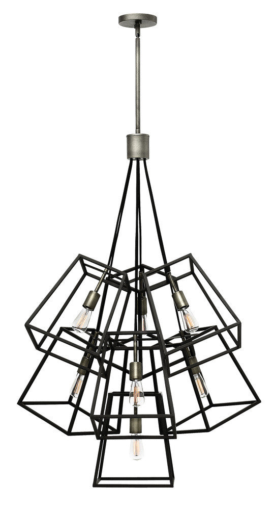 Hinkley Fulton Pendant Aged Zinc