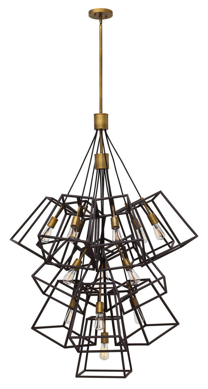 Hinkley Fulton Foyer Hall Pendant Bronze, Steel