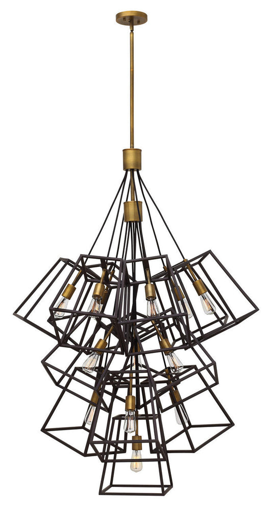 Hinkley Fulton Foyer Hall Pendant Bronze, Steel