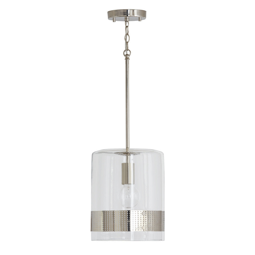Capital Marion Outdoor Pendant Polished Nickel