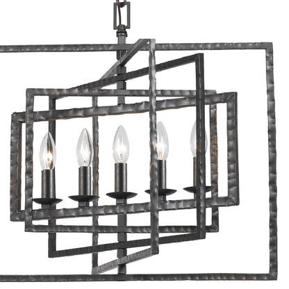 Crystorama Capri Chandelier Antique Gold
