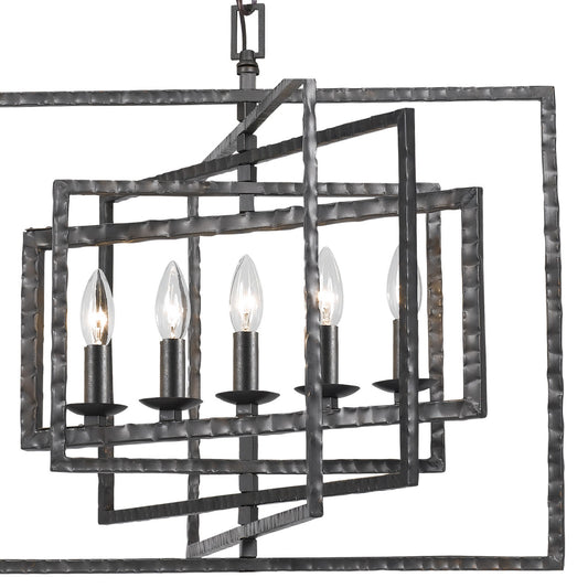 Crystorama Capri Chandelier Antique Gold