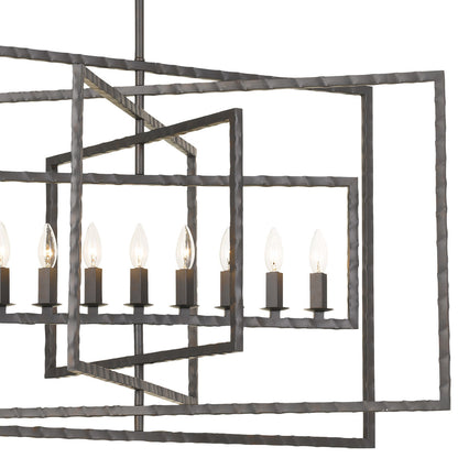 Crystorama Capri Chandelier Antique Gold