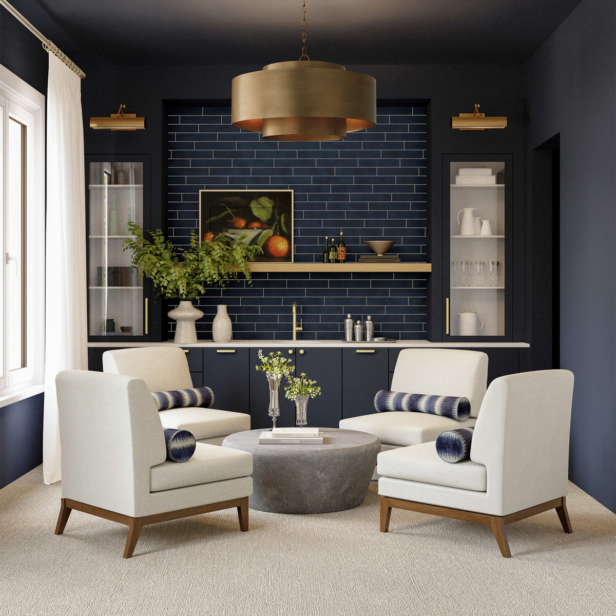Capital Jude 9-Light Pendant in Mystic Luster