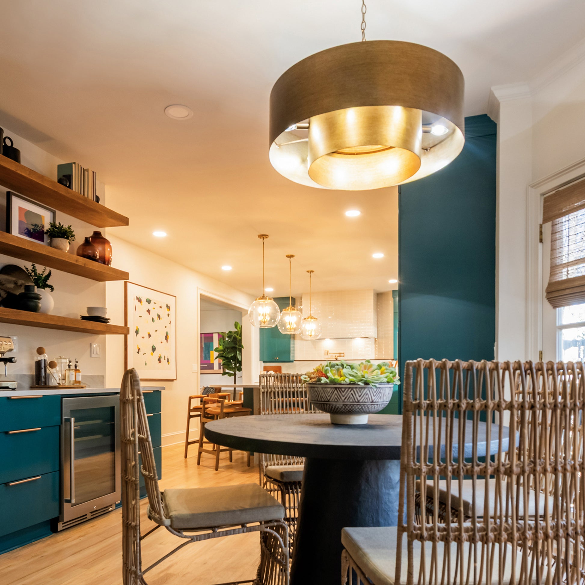 Capital Jude 9-Light Pendant in Mystic Luster