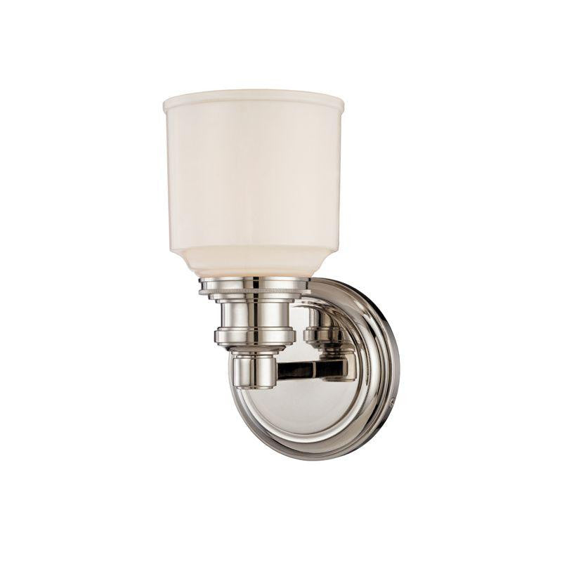 Hudson Valley Windham Bathroom Wall Sconce Polished Nickel