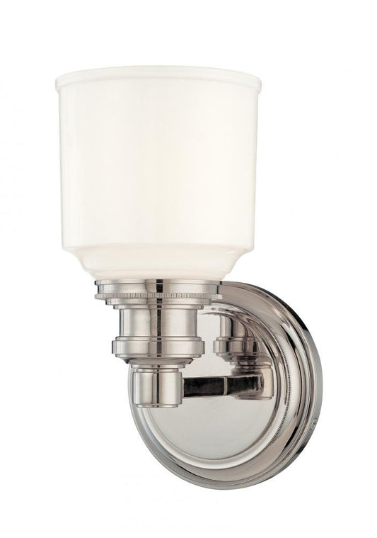 Hudson Valley Windham Bathroom Wall Sconce Satin Nickel