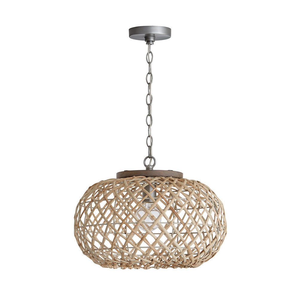 Capital Rainey Pendant Grey Wash and Antique Nickel