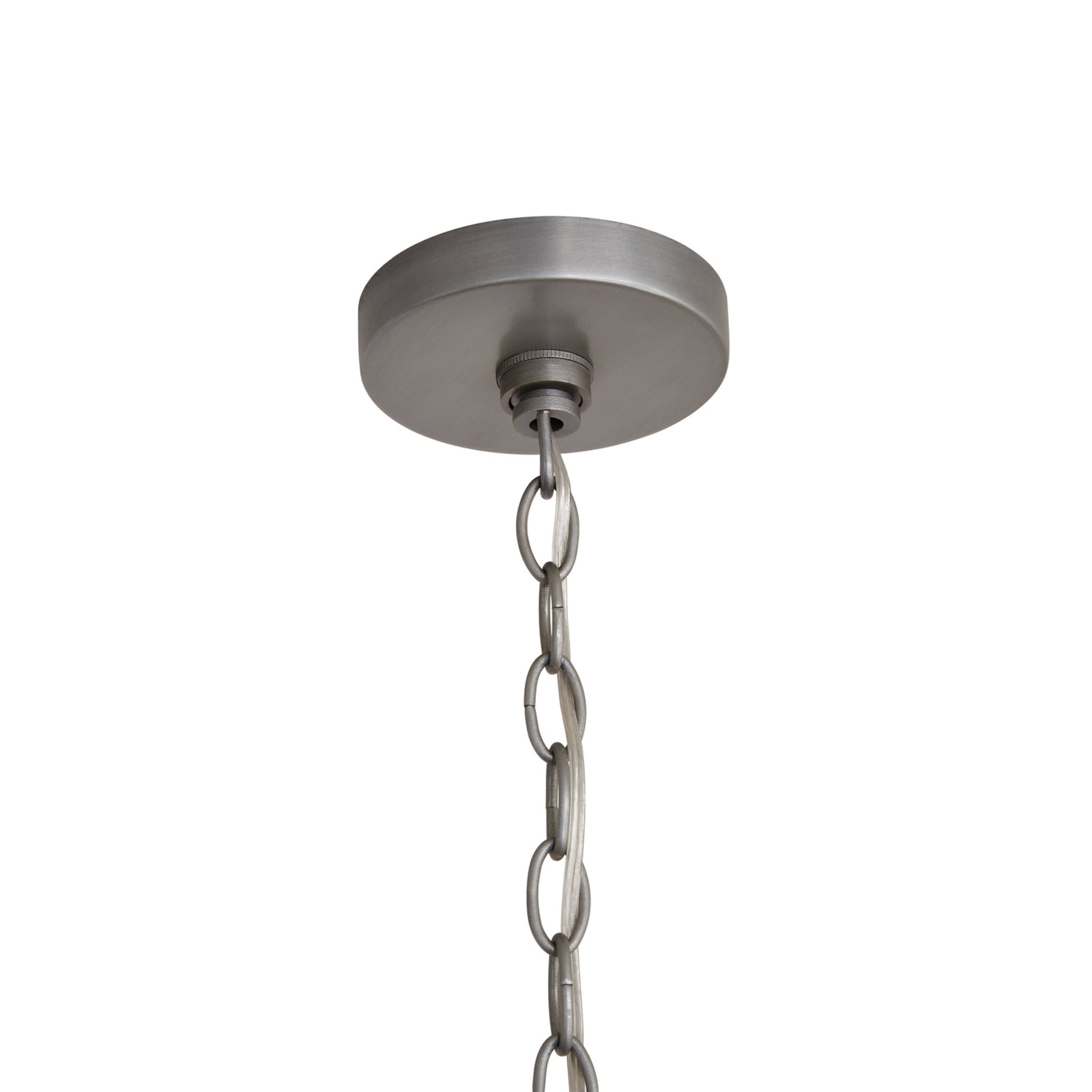 Capital Rainey 6-Light Pendant in Grey Wash and Antique Nickel