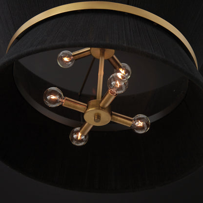 Cecilia 8-Light Pendant - Natural Rope