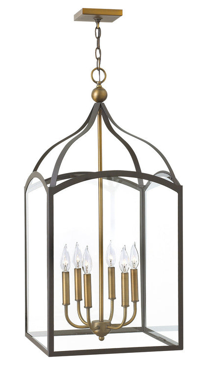 Hinkley Clarendon Foyer Hall Pendant Bronze, Steel