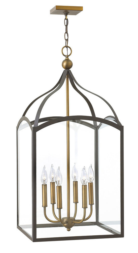 Hinkley Clarendon Foyer Hall Pendant Bronze, Steel