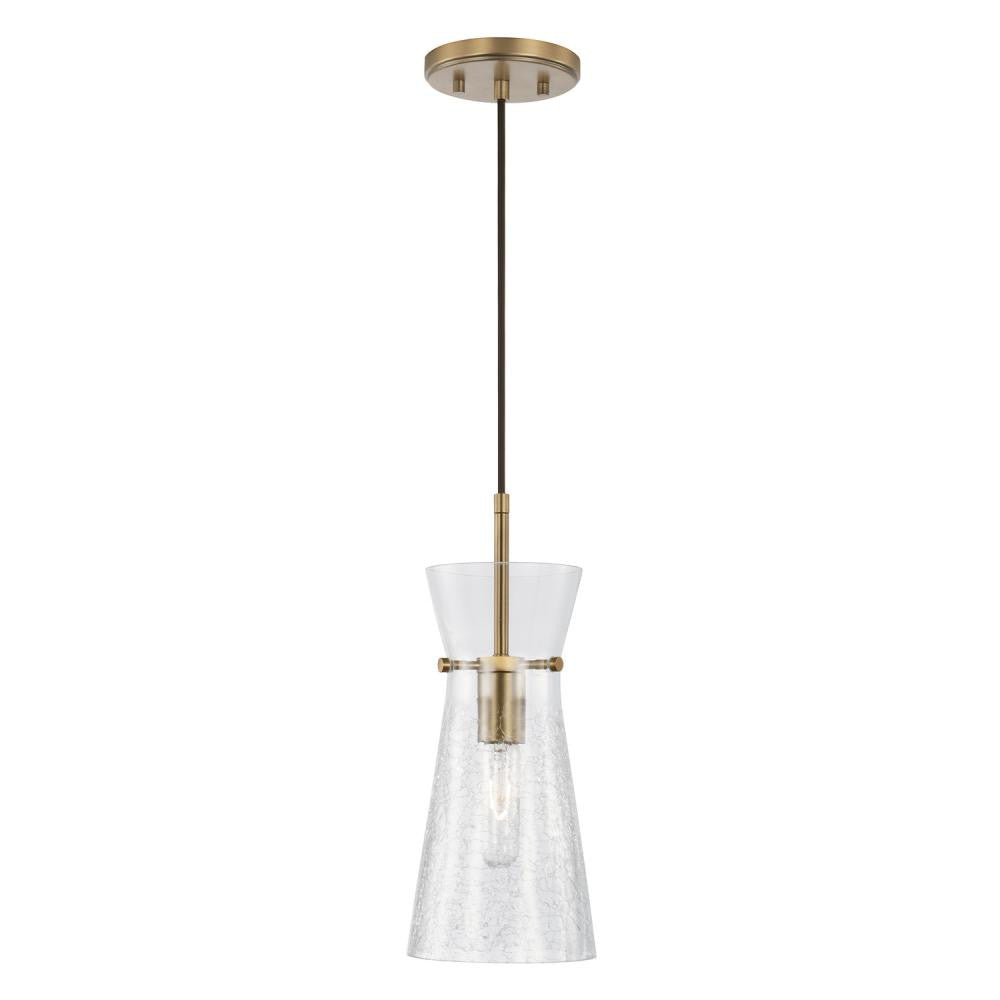 Mila Pendant - Aged Brass