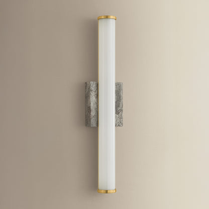 Hudson Valley Stony Point Wall Sconce Aged Brass detail view 1
