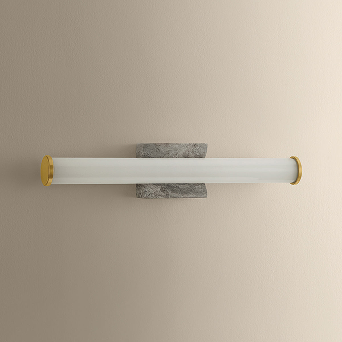 Hudson Valley Stony Point Wall Sconce Aged Brass detail view 2
