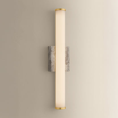 Hudson Valley Stony Point Wall Sconce Aged Brass detail view 3