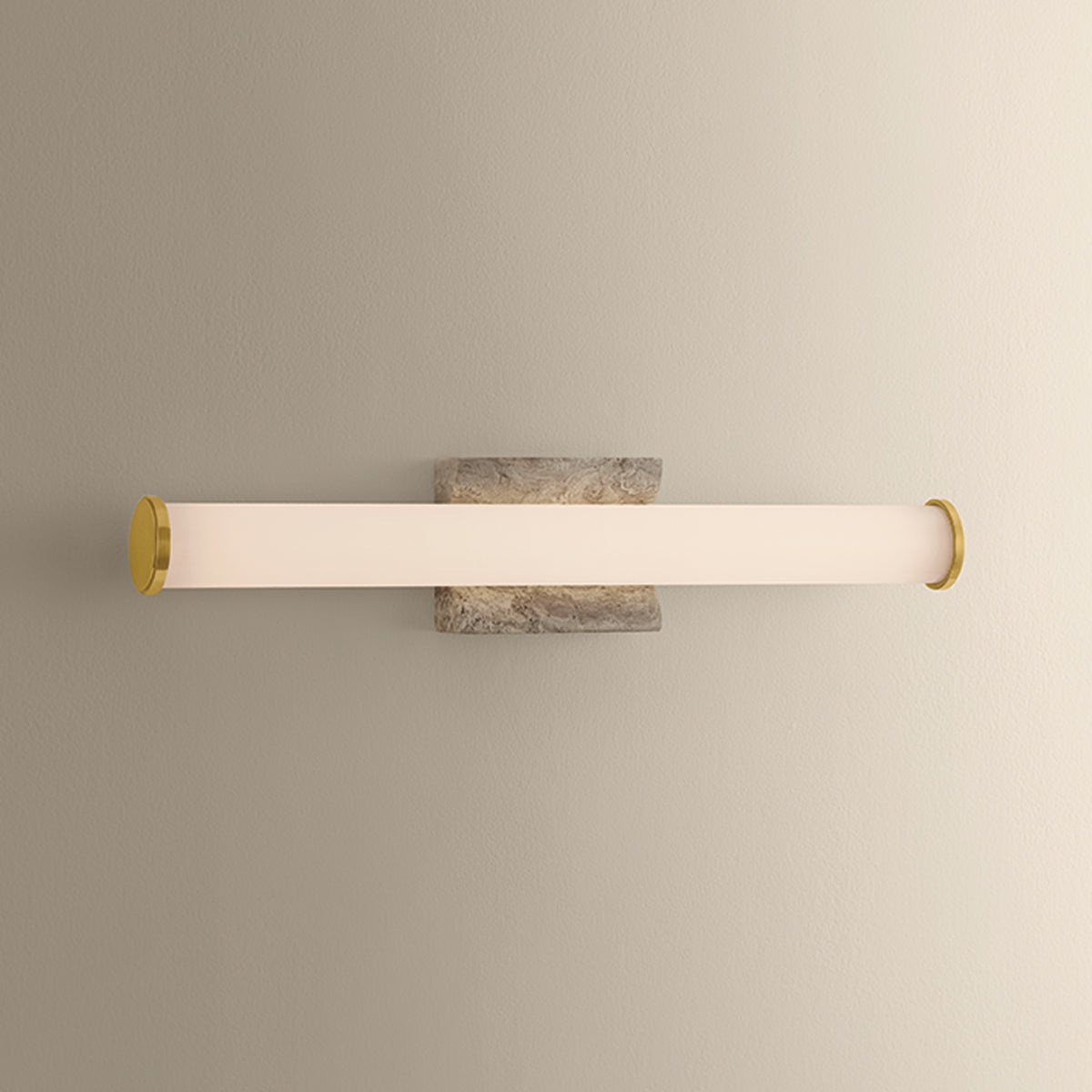 Hudson Valley Stony Point Wall Sconce Aged Brass detail view 4