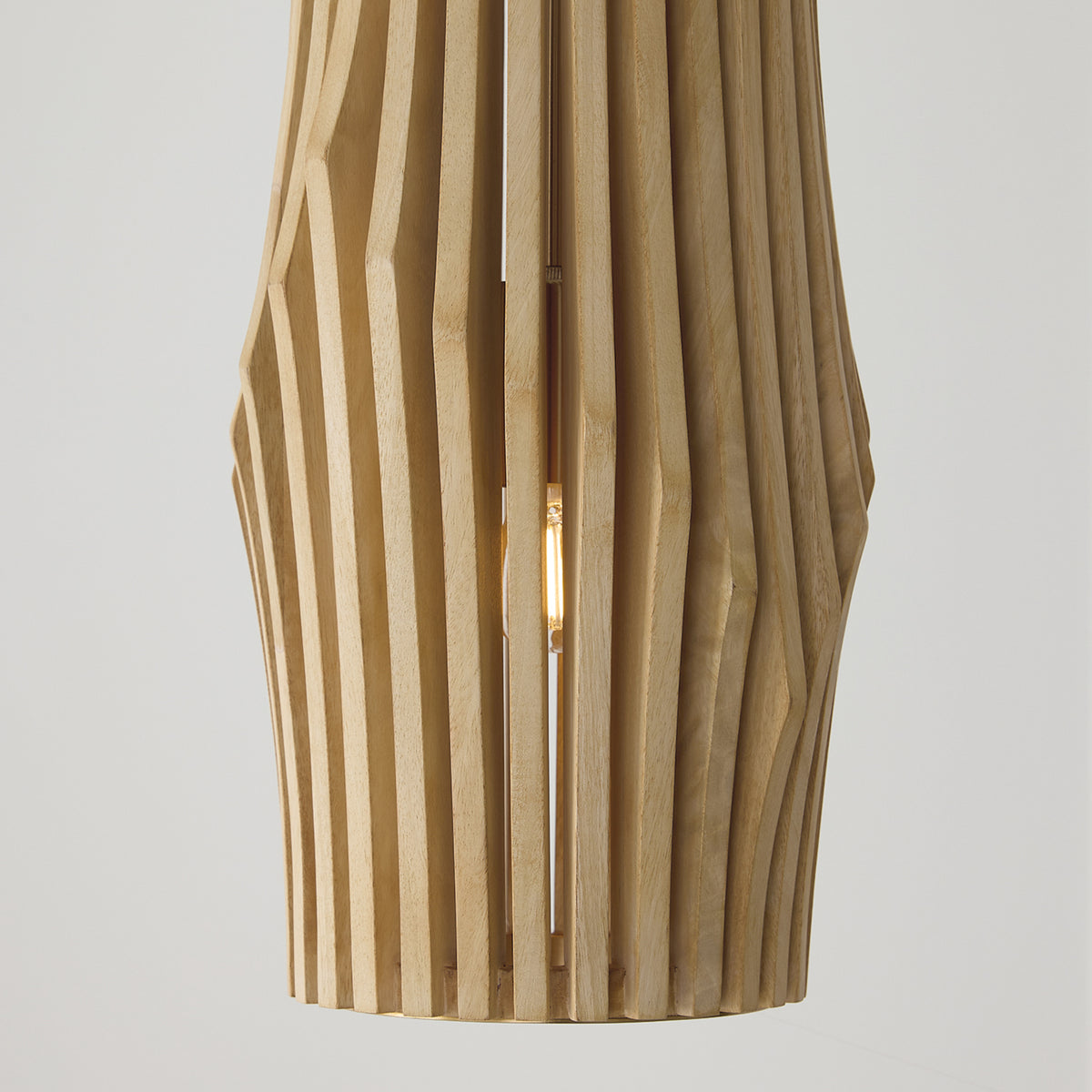 Capital Archer 1-Light Pendant in Light Wood and Matte Black