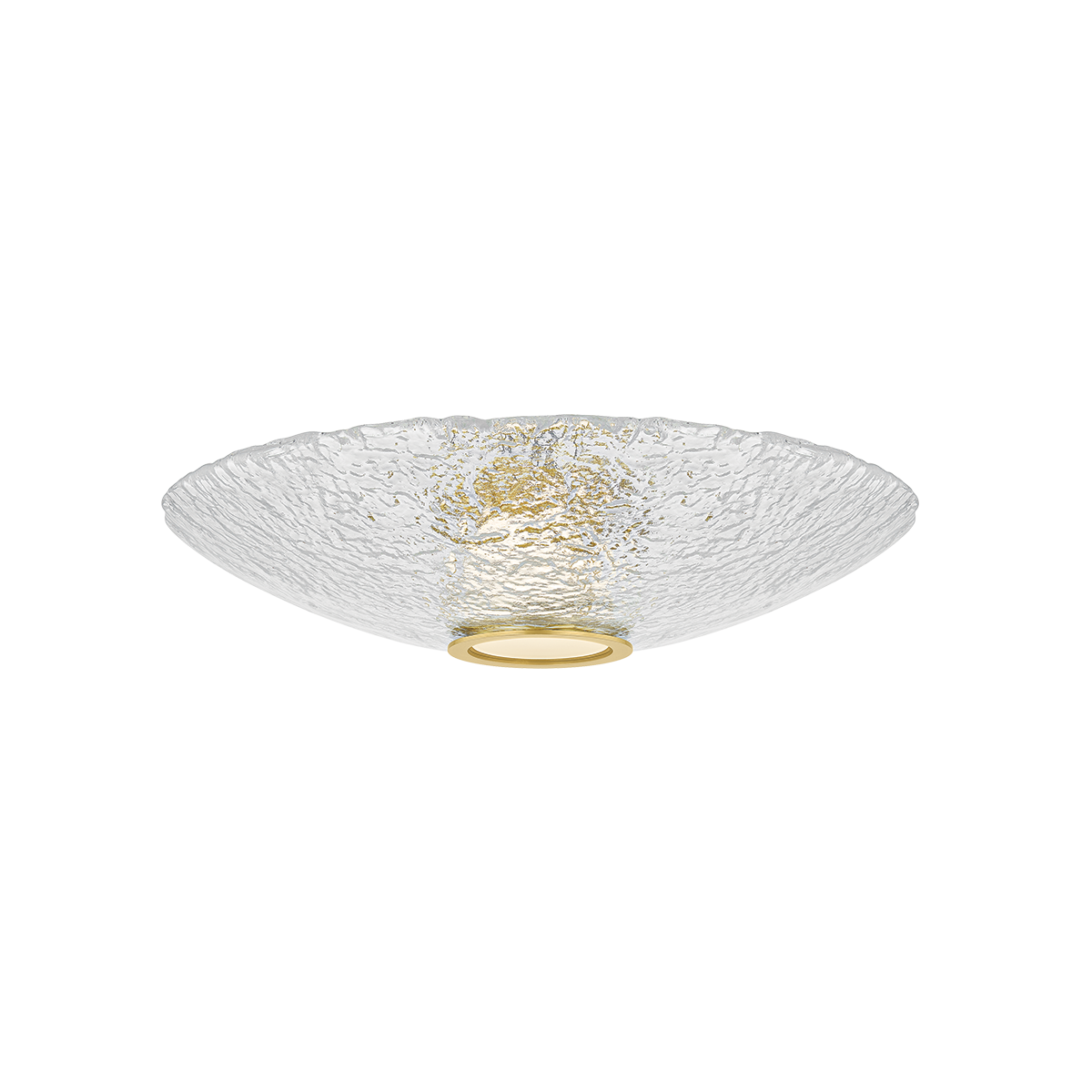 Hudson Valley New Haven Flush Mount Aged Brass
