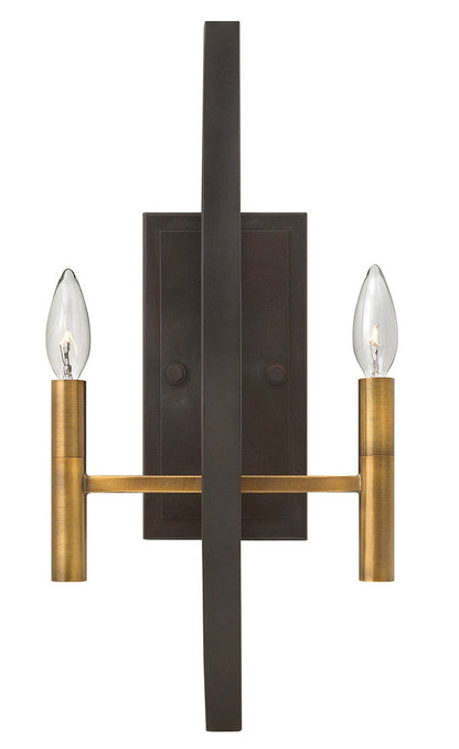 Hinkley Euclid Wall Sconce Bronze, Heirloom Brass
